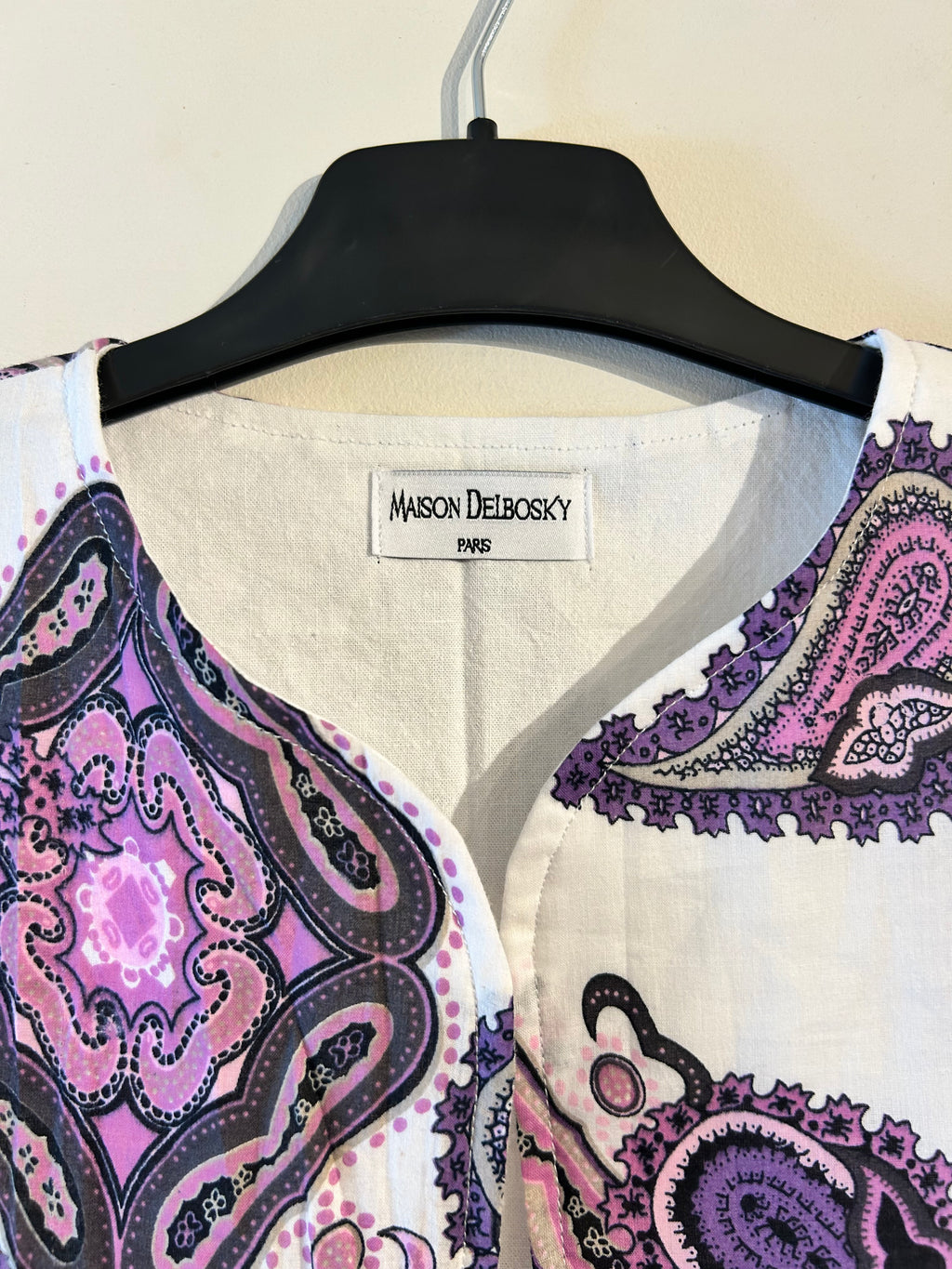 Gilet à nouer vintage Sonya