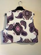 Gilet à nouer vintage Sonya