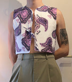 Gilet à nouer vintage Sonya