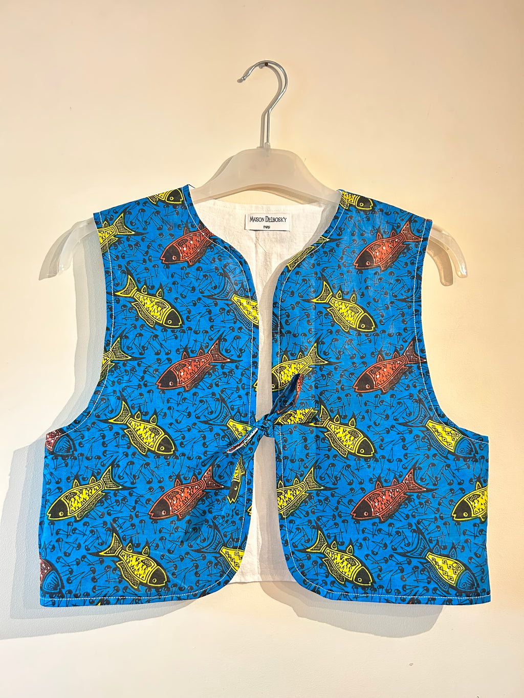 Gilet à nouer vintage Valérie