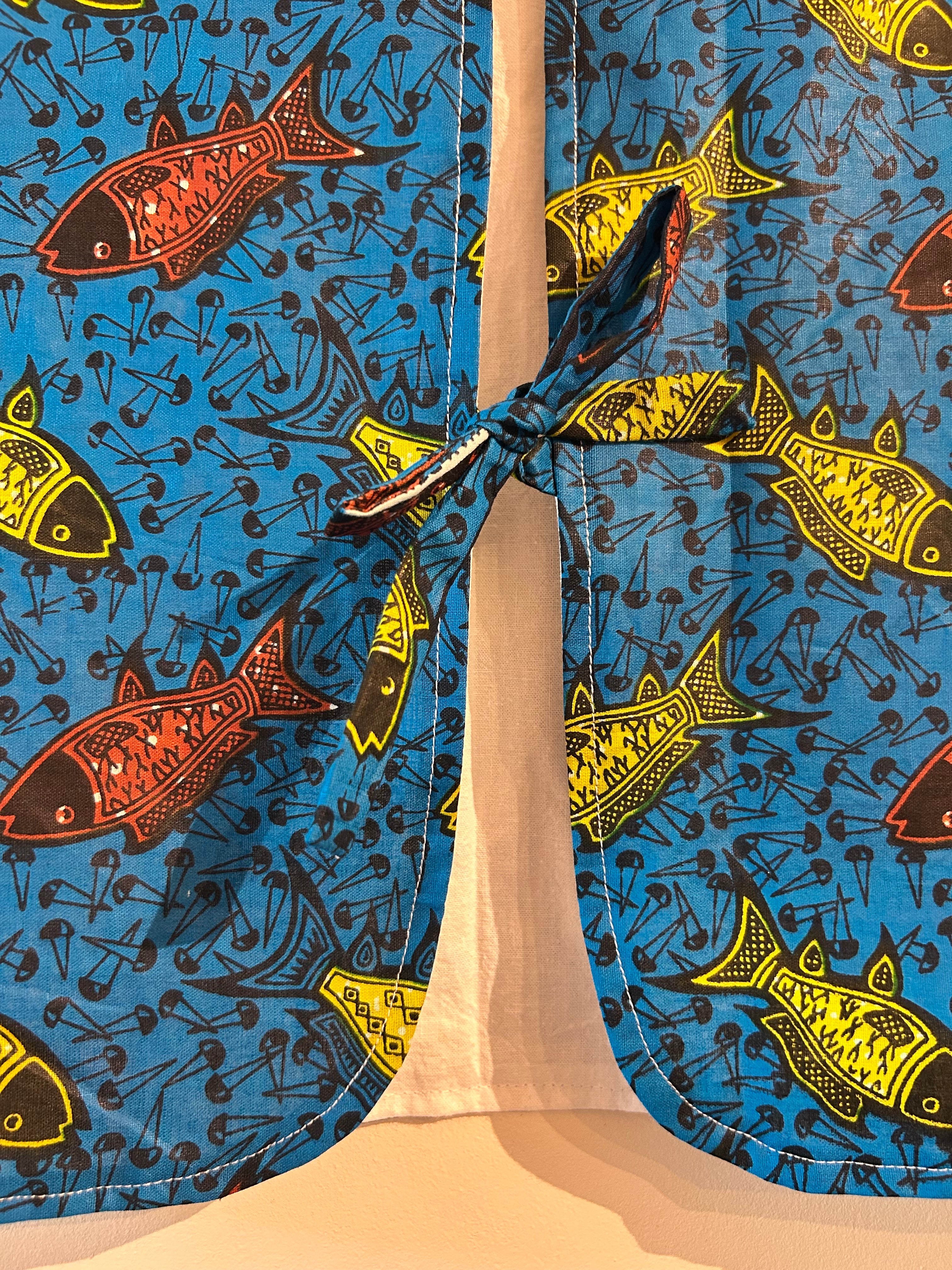 Gilet à nouer vintage Valérie