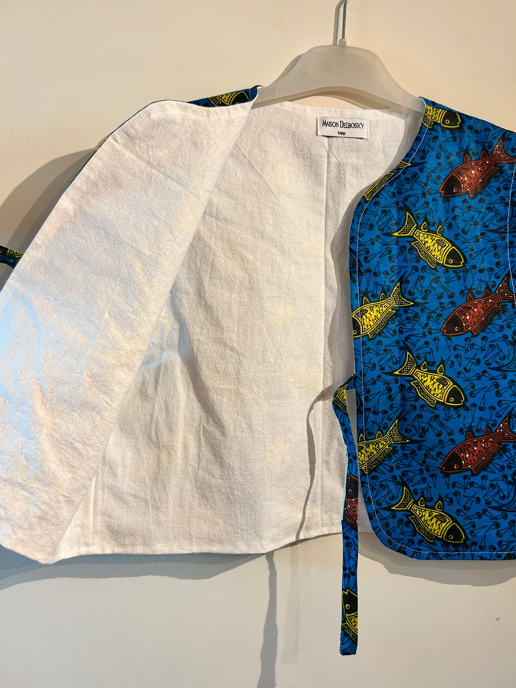 Gilet à nouer vintage Valérie