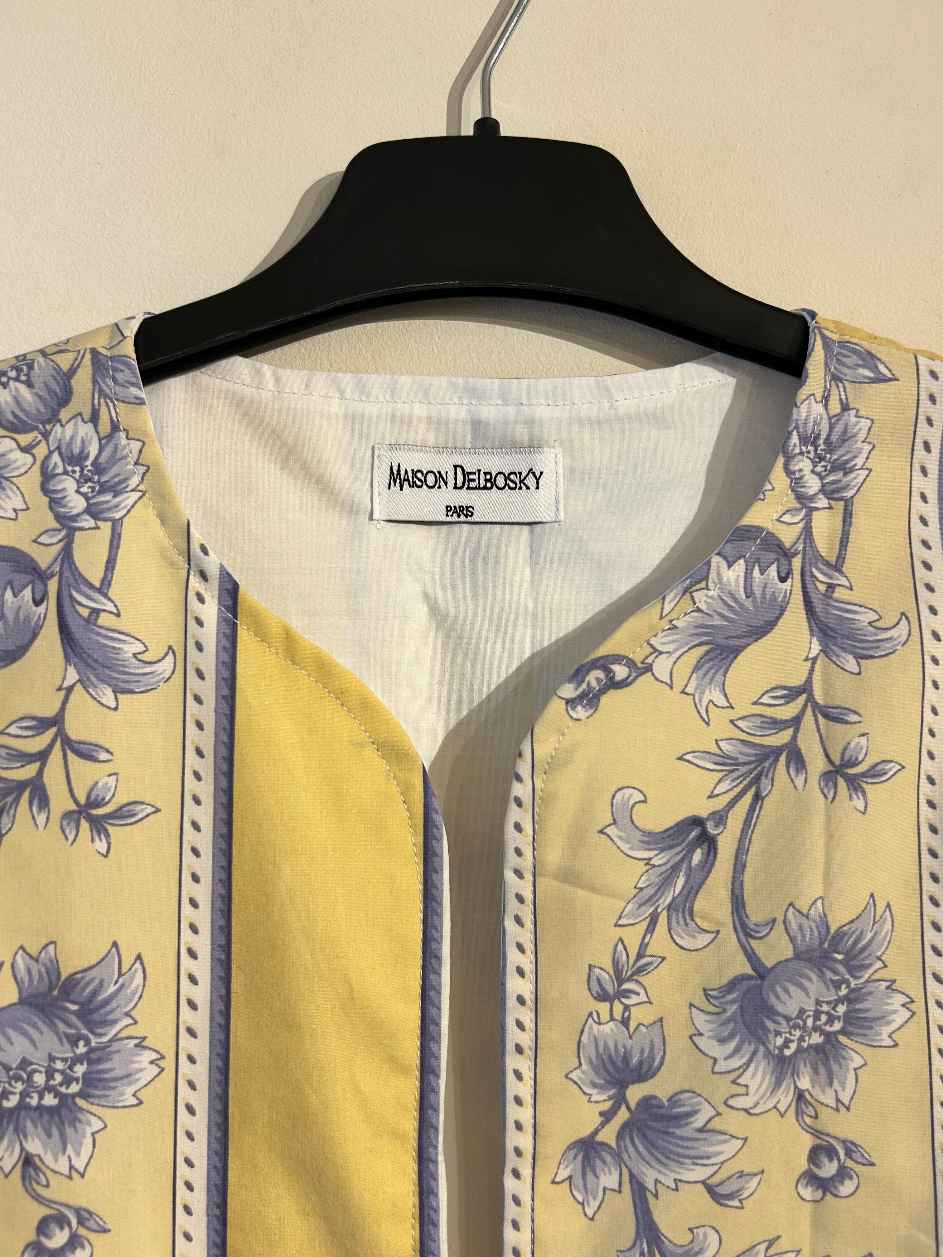 gilet à nouer vintage Carole